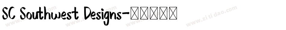 SC Southwest Designs字体转换